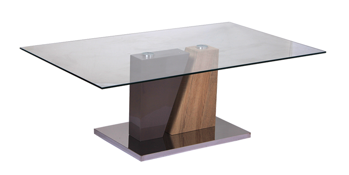 Olivia Glass Top Coffee Table - Click Image to Close